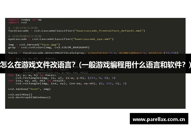 怎么在游戏文件改语言？(一般游戏编程用什么语言和软件？)