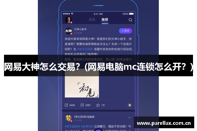 网易大神怎么交易？(网易电脑mc连锁怎么开？)